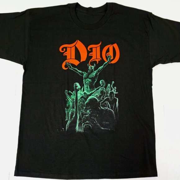 DIO T-shirt Ronnie James Dio Heavy Metal Rock Shirt Tee New - Picture 1 of 2